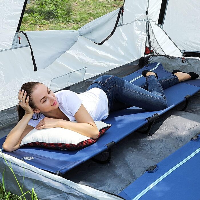 Легке туристичне ліжко Timber Ridge: складане, портативне, для кемпінгу та відпочинку на природі (120 кг)