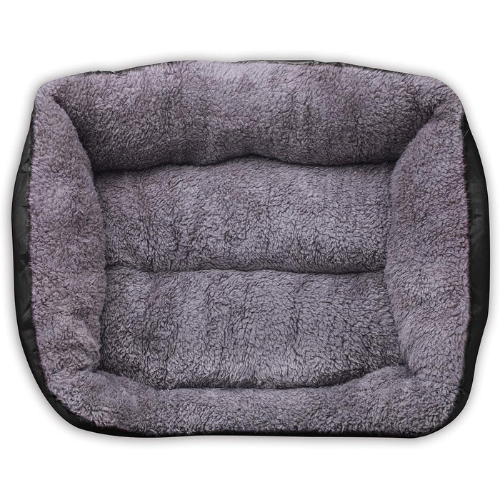 Килимок для кота та собаки AcserGery: м'яке ліжко, теплий лежак, чорний колір