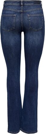 Джинси жіночі ONLY Onlblush Mid Flared Denim Tai021 Noos, темно-синій денім, розмір M / 30L