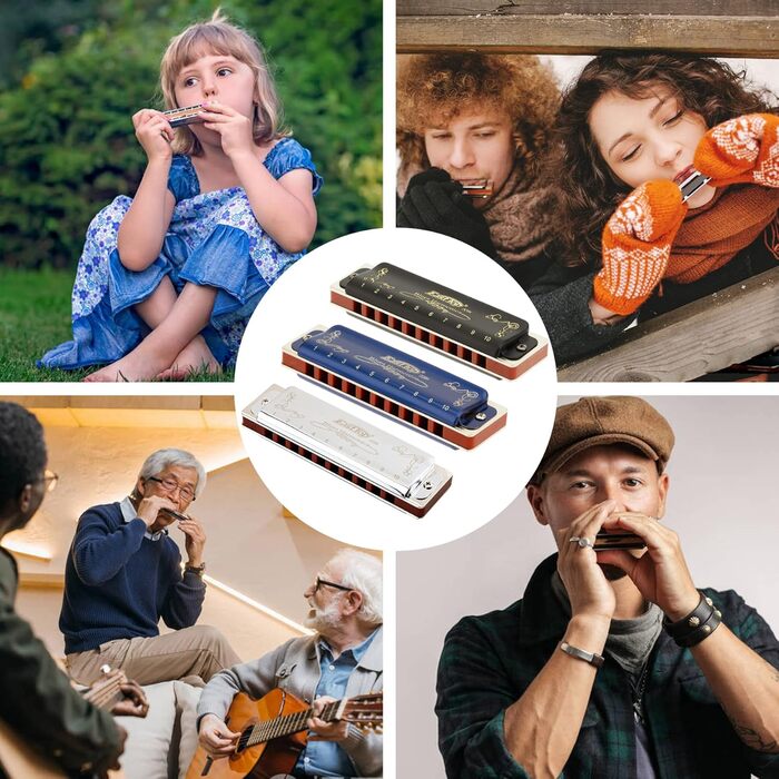 Гармоніка блюз East Top Diatonic 008K (E) - 10 отворів, 20 тонів, для дорослих, професіоналів та студентів