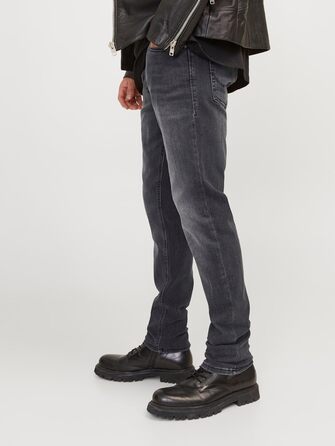 Джинси чоловічі JACK & JONES Glenn Original Slim Fit, чорний денім (36W/36L)