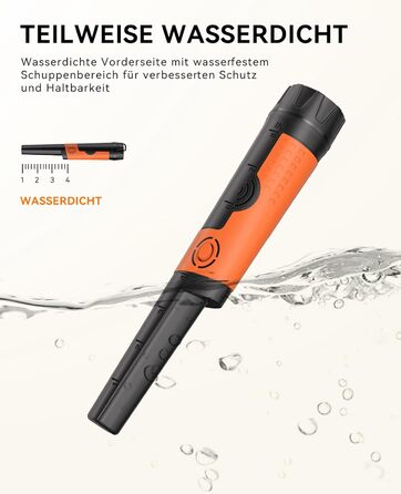 Металодетектор SUNPOW для дітей - LCD-дисплей з мультфільмом, водонепроникна котушка IP68, унісекс дизайн, 3 режими (All Metal/Disc/Pinpoint), регульована ручка 32-40 дюймів для дітей 5-12 років (X-Yellow)