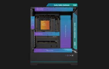 Ігровий корпус DarkFlash DY451L PRO ATX Midi Tower, загартоване скло, ARGB