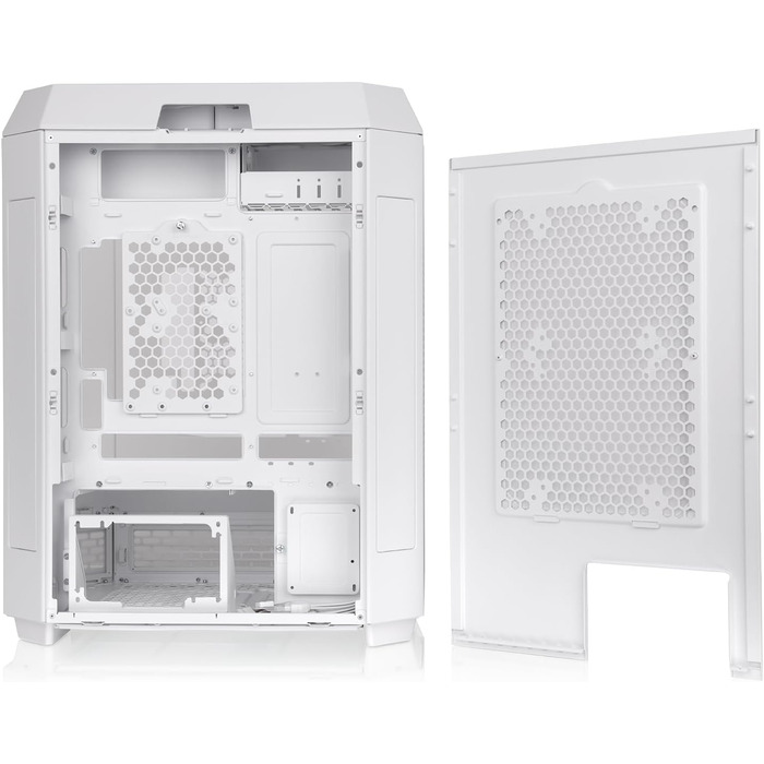 Корпус ПК Thermaltake The Tower 600 ATX Mid-Tower White з USB-C, підтримкою радіатора 420/360mm та 3 скляними панелями