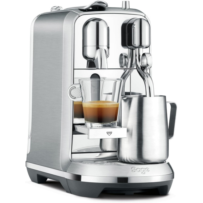 Кавова машина капсульна Sage Nespresso Creatista Plus SNE800BSS, нержавіюча сталь
