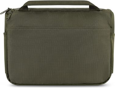 Чоловіча та жіноча косметичка Johnny Urban Kulturtasche Logan чорного кольору - велика, для подорожей, з прозорим кишеньком для рідин (Olive)