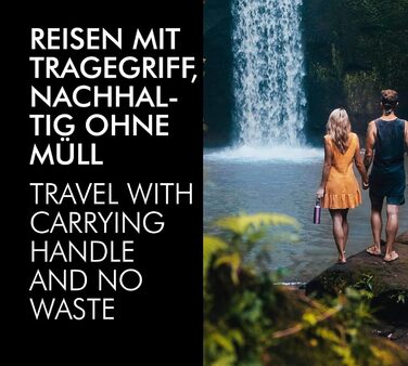 Термокружка THERMOcafé TC Traveler Bottle Sapphire Blue, 500 мл, з нержавіючої сталі, 12 годин гаряча, 24 години холодна, з ручкою