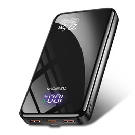 Power Bank 20000 mAh 22.5W з швидкою зарядкою PD3.0 QC4.0: Зовнішній акумулятор для смартфонів, смарт-годинників з LCD-дисплеєм та USB-C