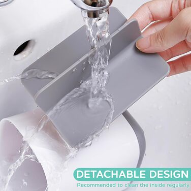 Тримач для зубних щіток, органайзер для електричної зубної щітки, регульований підставка з пластику з неслизьким дном, 4 відділення для зубних щіток + 2 відсіки для зберігання