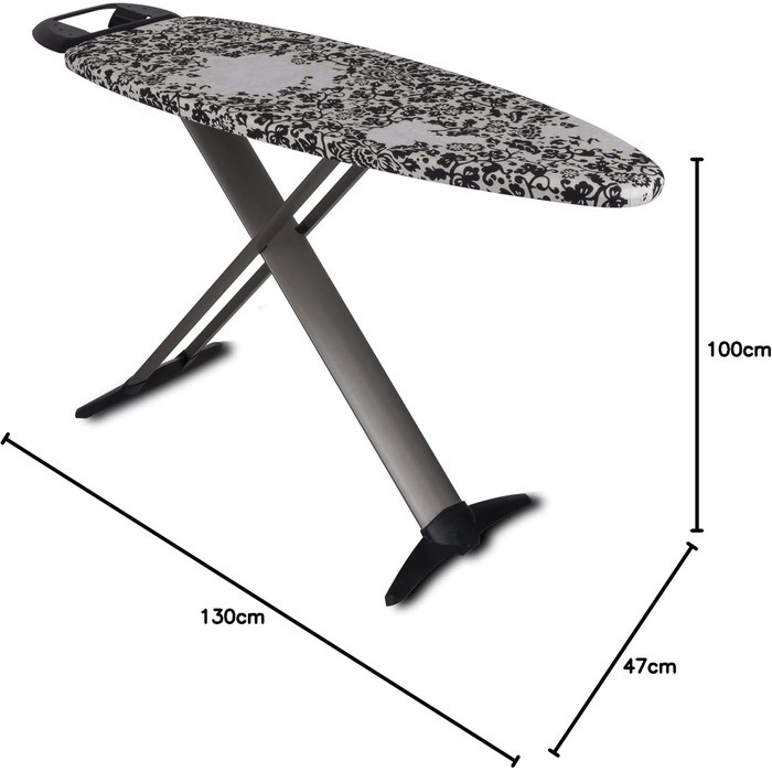 Складане прасувальне щитове поле 130x47 см TIFFANY
