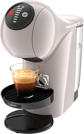 Кавомашина NESCAFÉ Dolce Gusto Genio S від KRUPS, 15 Bar, компактна, автоматичне відключення, 30+ напоїв, KP243B (Taupe)