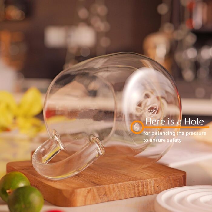 CNGLASS Набір з 2 термосклянок для кави 480мл з ручкою, 16oz, для лате макіато, капучино, молока, чаю