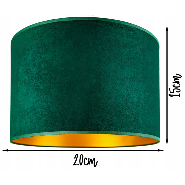 Настільна лампа Glimex Modern, зелений та жовтий кольори, 60 Вт