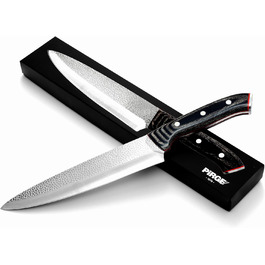 Ніж кухарський Pirge 21 см з нержавіючої сталі DIN 1.4116, Full Tang, ручка з композитного дерева, 56 HRC