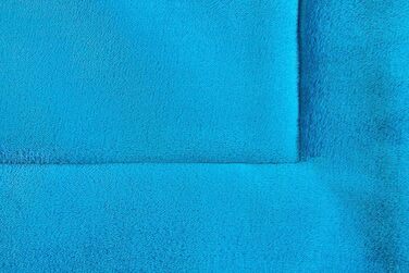 Складаний килимок для собак KAHU® для подорожей (60x80 см) • Зручний килимок-подушка для собак • Килимок для собак у подорожах • Легкий килимок для собак • Миючий килимок для собак • Колір: блакитний