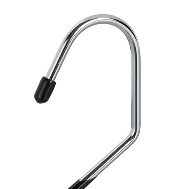 Relaxdays Set of black trousers hangers, non-slip