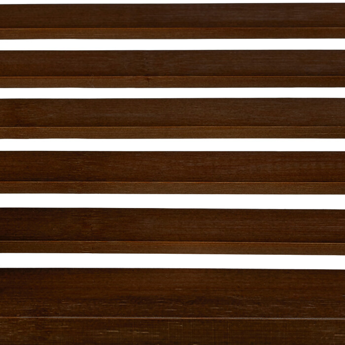 Relaxdays Bamboo Bathroom Shelf, Dark Brown