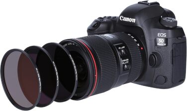 Фільтри Rollei F:X Pro ND (ND 8, ND 64, ND1000) - набір з 3 фільтрів нейтральної щільності (112 мм), розмір: 58 мм