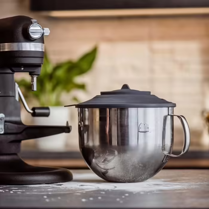 Kitty Professional Silicone Professional Food Cover Lids, compatible with KitchenAid* 6.6 and 6.9 Liter