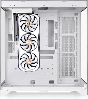 Корпус для ПК Thermaltake CTE Snow E550 TG, ATX/E-ATX, двокамерний дизайн, загартоване скло, підтримка радіаторів до 420 мм, білий