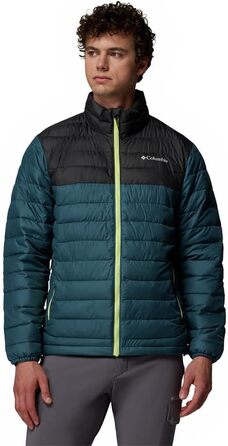 Чоловіча безрукавна куртка Columbia Powder Lite™ II Vet Daunenjacke, колір Tone Green, розмір M, Everblue, Hai