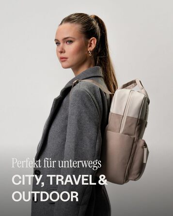 Kapten & Son Bergen Rucksack | Rucksack for Women & Men | Daypack | Carry-on Rucksack, Daypack | Water-resistant (Medium 11 L, Muted Clay)