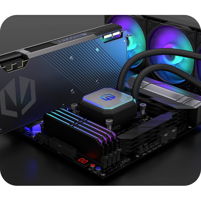 Рідинне охолодження Endorfy Navis F360 ARGB AIO 3x120mm Fluctus ARGB