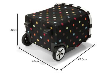 CarryCruiser Dots від Reisenthel: зручний та місткий ролик-шопер з міцним алюмінієвим каркасом, 40 л, водонепроникний