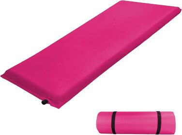 Каремат туристичний Alpidex Isomatte Camping 2.5-10 см, самонадувний, 190x60 см, Berry