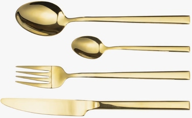 Набір столових приборів Ambition Como, 24 предмети, золотисті