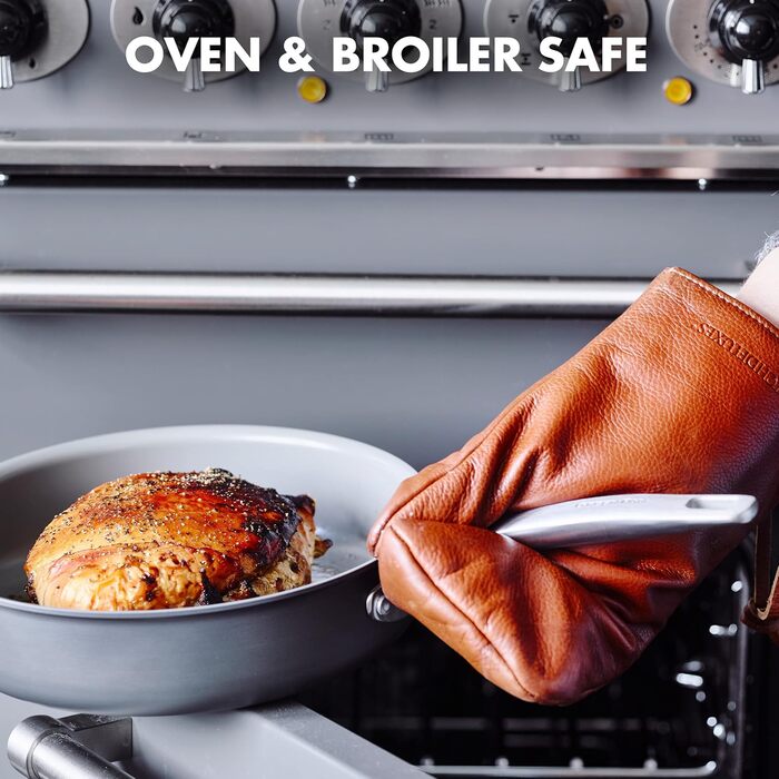 Набір сковорідок GreenPan Chatham: антипригарне покриття, кераміка, 25.4 см та 30.5 см, без PFAS, для плити та духовки, сірий