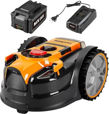 Робот-газонокосарка LawnMaster VBRM16 OcuMow для площі до 100 м², бездротовий та ефективний