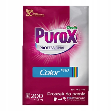 Пральний порошок Purox Professional Color Pro, 12 кг