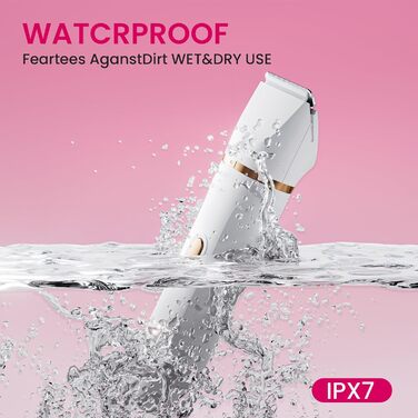 Електричний жіночий триммер та епілятор 3-в-1 MIFXIN для тіла, обличчя, ніг, рук, bikini, IPX6 водонепроникний, фіолетовий