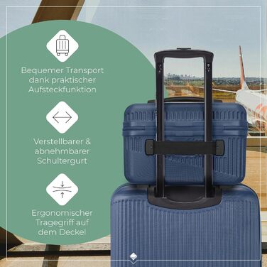 Чемодан Travelite Bali 67 см, середній, 65 літрів, зелений: ABS, TSA-замок, Trolley M