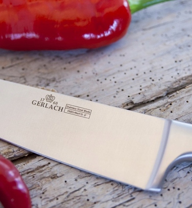 Набір ножів у підставці Gerlach Modern, 5 предметів, чорний блок