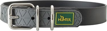 Нашийник для собак HUNTER CONVENIENCE COMFORT, чорний, 50 см: неопренова підкладка, водостійкий, легкий у догляді, для спорту та відпочинку