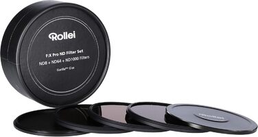 Фільтри Rollei F:X Pro ND (ND 8, ND 64, ND1000) для об'єктивів 82 мм - комплект з 3 фільтрів