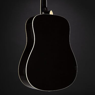 Акустична гітара Red Hill D-1-CE Dreadnought з Cutaway, електроакустична, липа, чорний колір