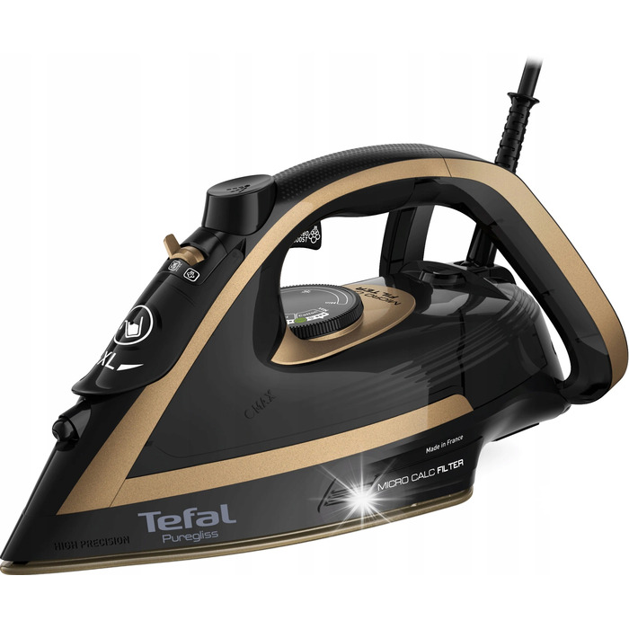 Парова праска Tefal Puregliss 8064, 3000 Вт, підошва Durilium AirGlide