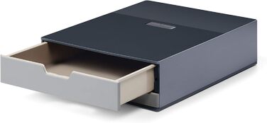 Скринька для кави та чаю Durable (2 шухляди, антрацит) 338358 - Скринька для кавової станції/офісу