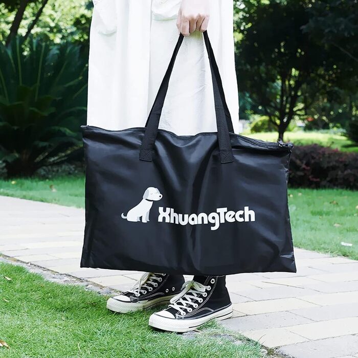 Трансформер для тварин XhuangTech: переноска-стійка для собак, котів, цуценят, для дому та вулиці (сірий & бежевий)