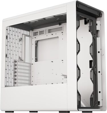 Корпус ПК HAVN Midi-Tower з 3 вентиляторами, Top Airflow, Tempered Glass (білий)