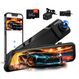 Дзеркало заднього виду з відеореєстратором CAMECHO 2K Full HD, 9.66