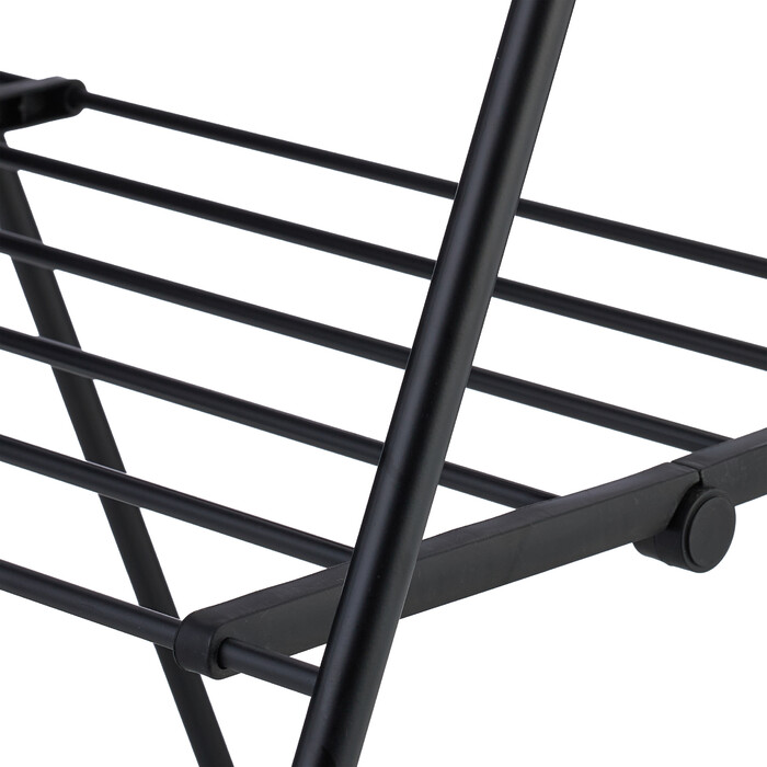 Relaxdays Folding Clothes Rack with Wings