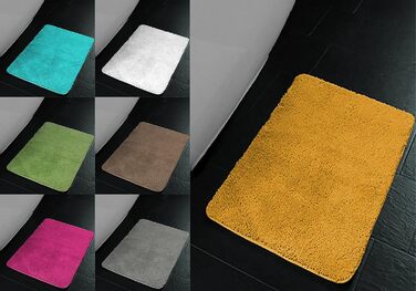 Brandsseller Green Bath Mat Set - 2 Piece Set: 50x80cm & 45x50cm