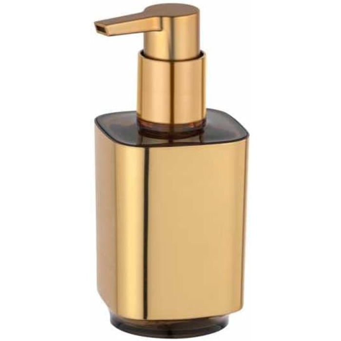 Дозатор для мила WENKO Auron Gold, 300 мл, пластиковий, для ванної та кухні