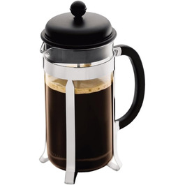 Френч-прес Bodum CAFFETTIERA, 1 л, нержавіюча сталь, чорний