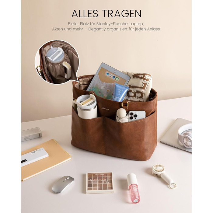 Сумка жіноча LOVEVOOK велика для ноутбука 15.6