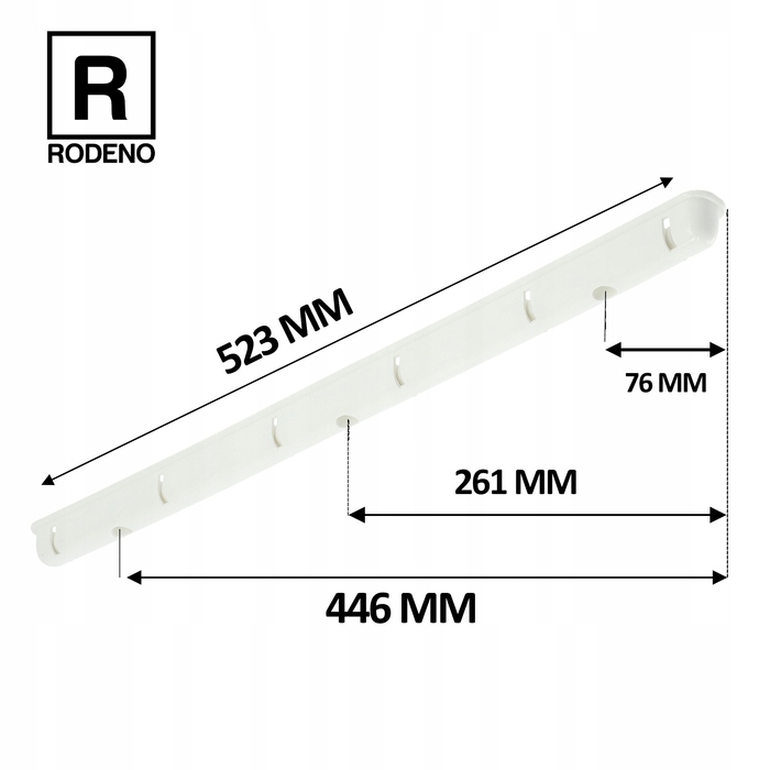 Стельова сушарка для білизни на балкон Rodeno 110x110 см